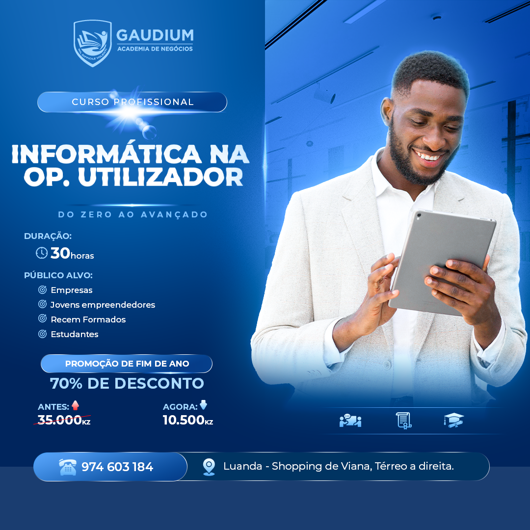 Capa Curso Informática na OP. do Utilizador